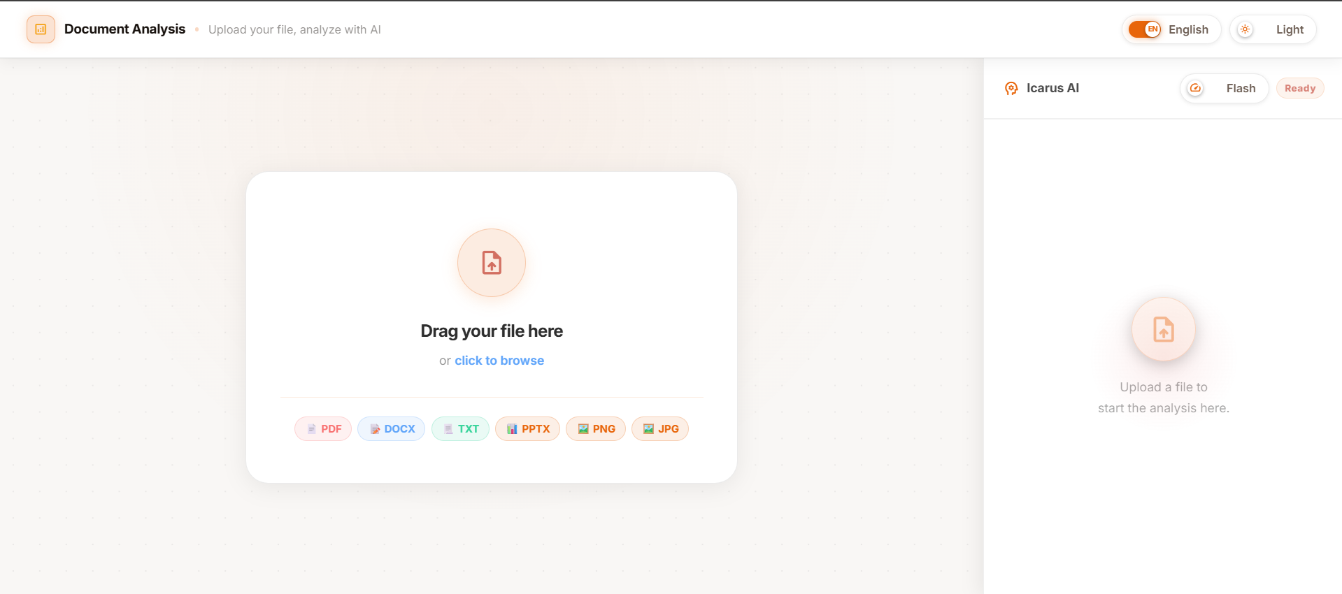 Icarus AI Document Analysis